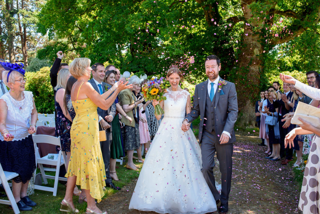 confetti at Patricks Barn