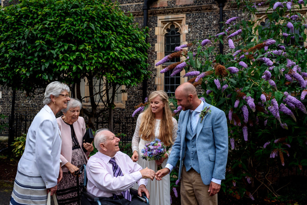 family photos at Brighton College Wedding