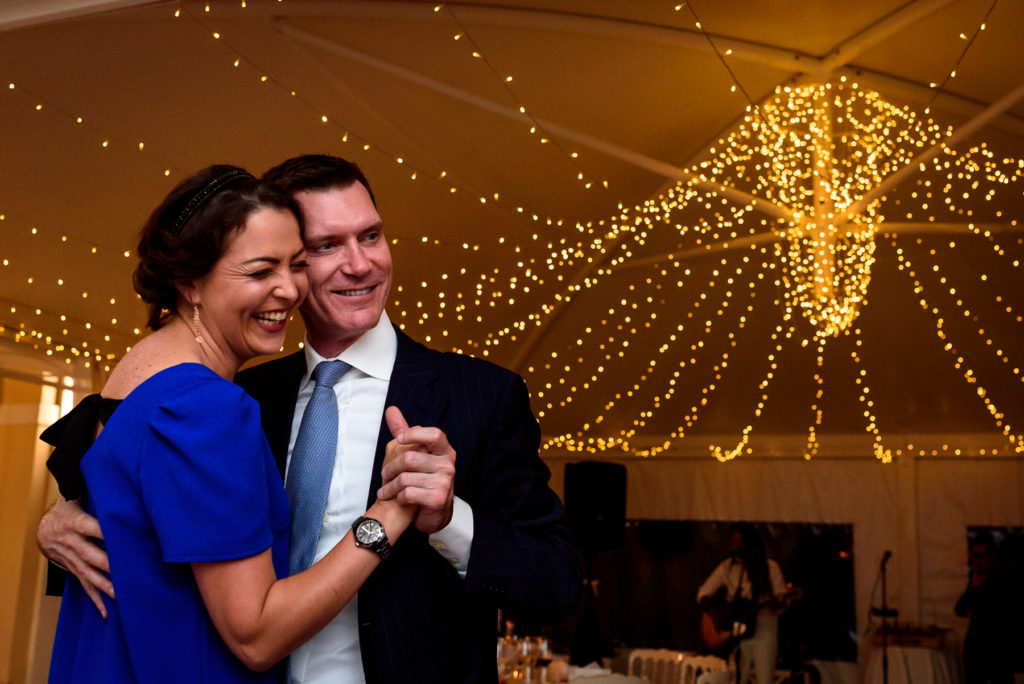 guests dancing at a destination wedding in Castiglioncello Italy