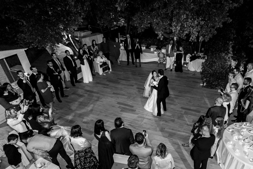 first dance on destination wedding in Castiglioncello Italy